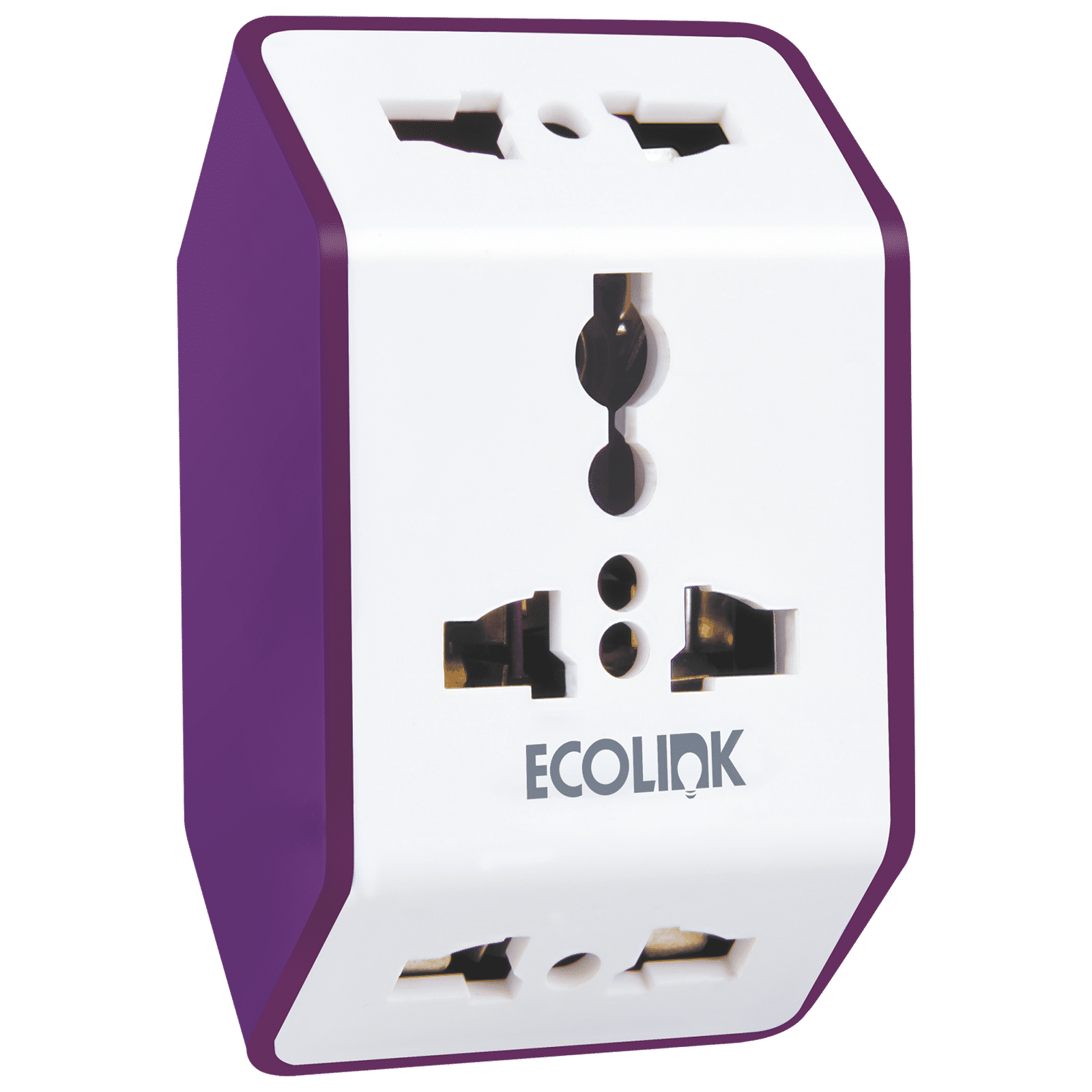 PHILIPS Ecolink 6 Amps Multiplug Socket (High Grade Plastic Body, 913715174001, White)