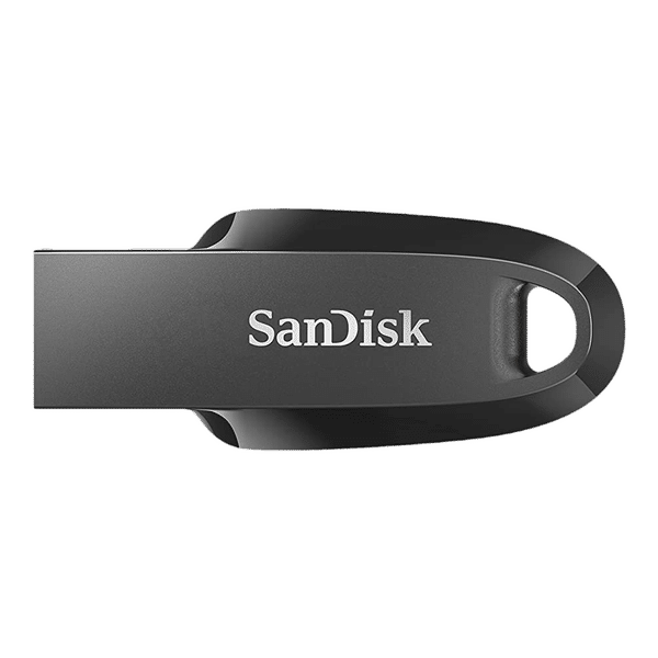 SanDisk Ultra Curve 64GB USB 3.2 Flash Drive (Built-in Keyring Loop, SDCZ550-064G-I35, Black)_1