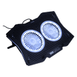 Croma Cooling Pad for Laptops upto 18 Inch (RGB LED, DCX-AA4, Black)_2