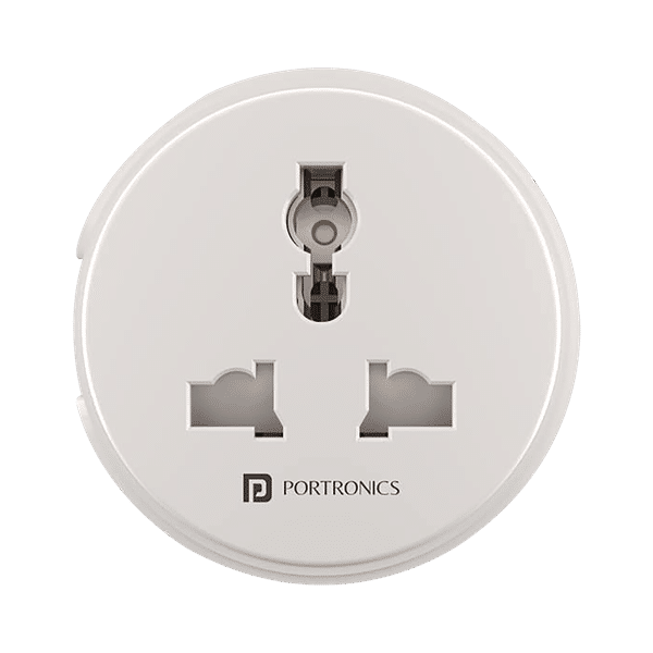PORTRONICS Splug 10 Alexa and Google Assistant Supported Smart Plug For Home Appliances (Fire-Resistant, POR 1474, White)_1