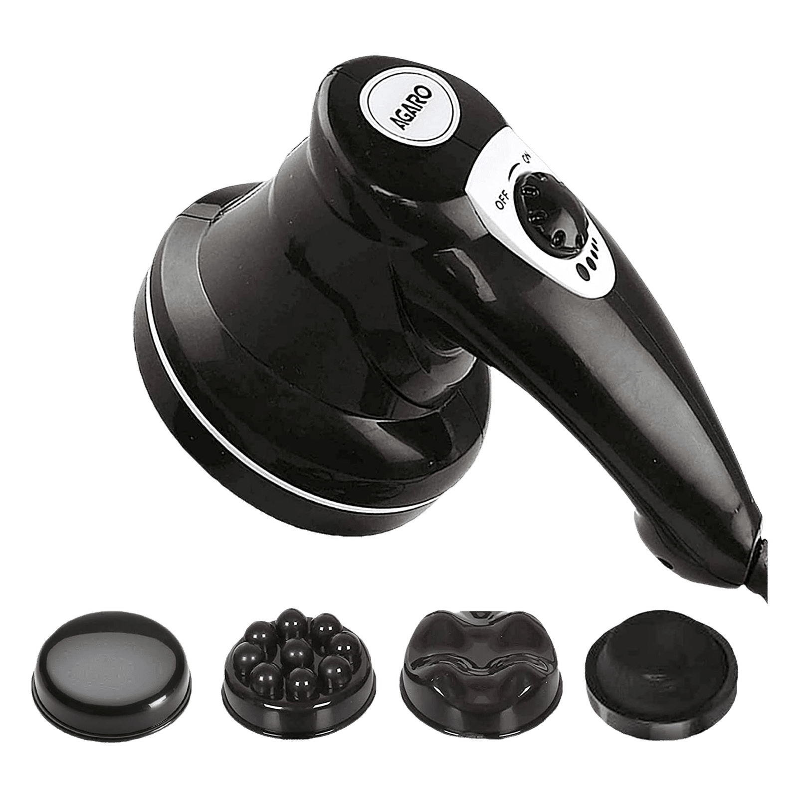 AGARO Atom Full Body Massager (Variable Speed Control, 33225, Black)