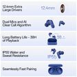 OnePlus Nord Buds 2r TWS Earbuds with AI Noise Cancellation (IP55 Water & Sweat Resistant, 38 Hours Playback, Triple Blue)_4