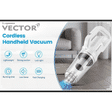BERGMANN Vector 120W 2-in-1 Cordless Car Vacuum Cleaner with Built-in LED Light (6000 mAh Battery, White)_3