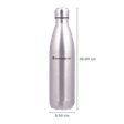 WONDERCHEF Hydro Bot 1000ml Stainless Steel Hot & Cold Bottle (Spill & Leak Proof, Silver)_2