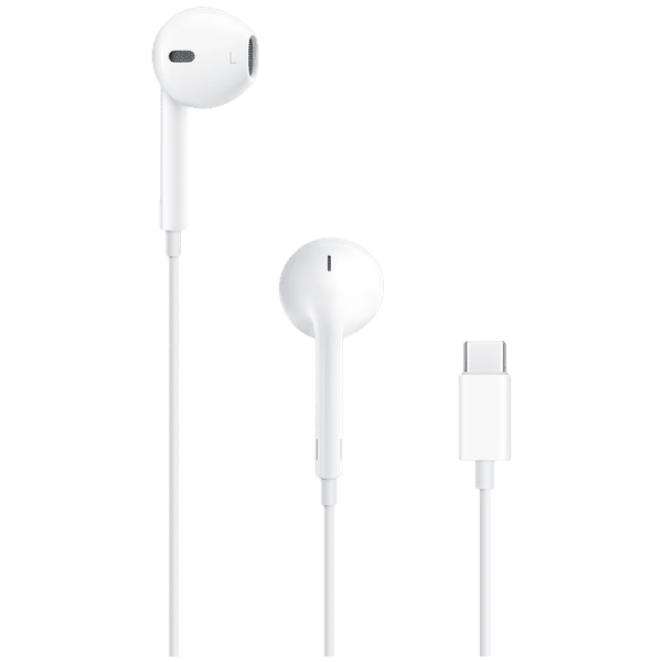 Apple EarPods Wired Earphones with Mic (USB-C Connector, In Ear, White)_1