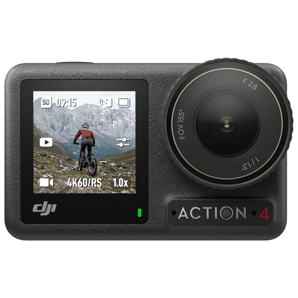 DJI Osmo Action 4 Standard Combo 4K 120 FPS and 27MP Waterproof Action Camera with 360 Degree HorizonSteady (Black)_1