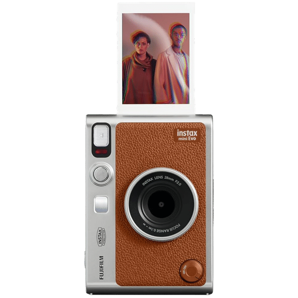 FUJIFILM Instax Mini EVO Instant Camera (Brown)_1