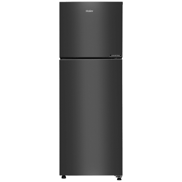 Haier 240 Litres 3 Star Frost Free Double Door Refrigerator with Twin Inverter Technology (HEF253GBP, Black)_1