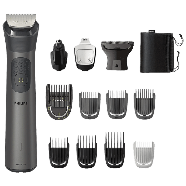 PHILIPS MG7920/65 13-in-1 Rechargeable Cordless Grooming Kit for Face, Head and Body for Men (120mins Runtime, Beard Sense Technology, Grey)_1