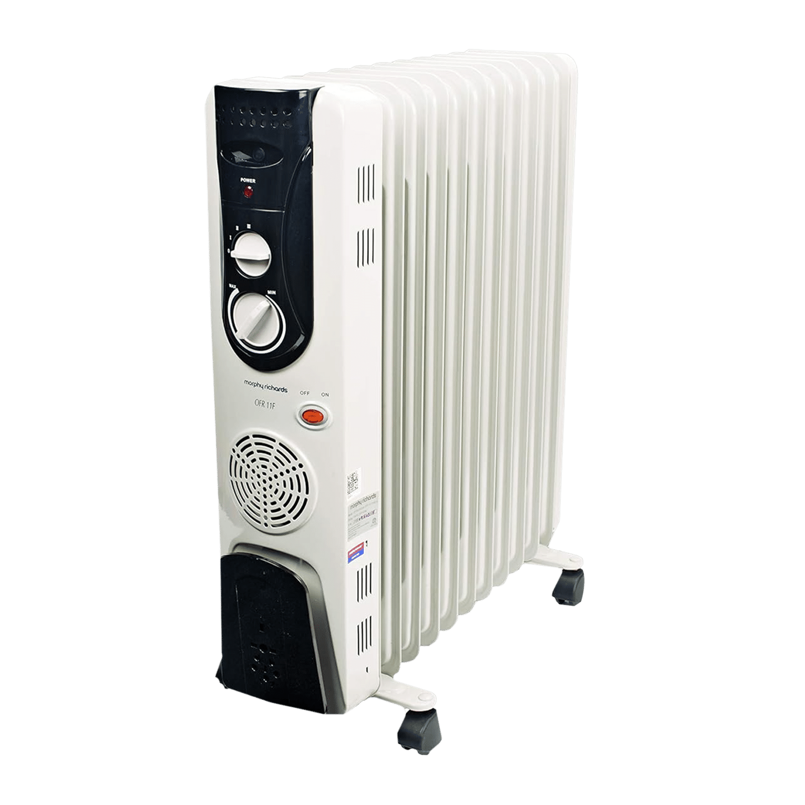 morphy richards 2500 Watt PTC Fan Oil Filled Room Heater (OFR 11F, White)