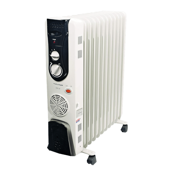 morphy richards 2500 Watt PTC Fan Oil Filled Room Heater (OFR 11F, White)_1