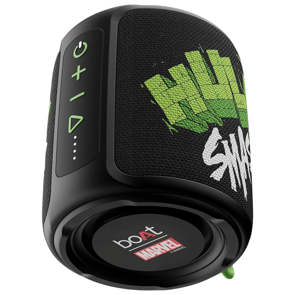 boAt Stone 352 Hulk Edition 10W Portable Bluetooth Speaker (IPX7 Water Resistant, Stereo Sound, Green Fury)_1