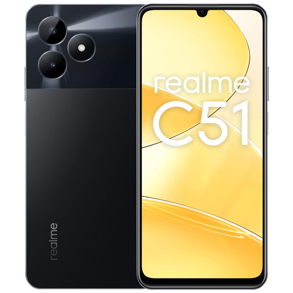 Realme C51 Dual Sim 128GB - Carbon Black