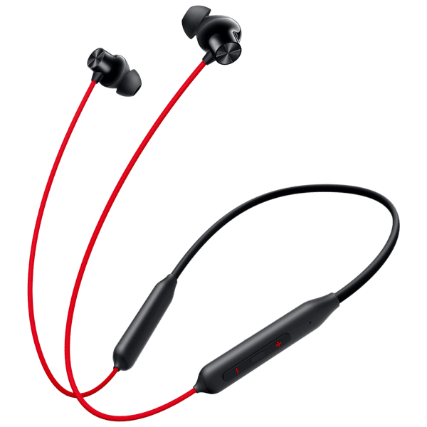 OnePlus Bullets Z2 Neckband with AI Noise Cancellation (IP55 Water Resistant, Upto 30 Hours Playback, Acoustic Red)_1