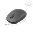 LAPCARE Safari III Wireless Optical Mouse (1600 DPI, Tested for 3 Million Clicks, Black)_3