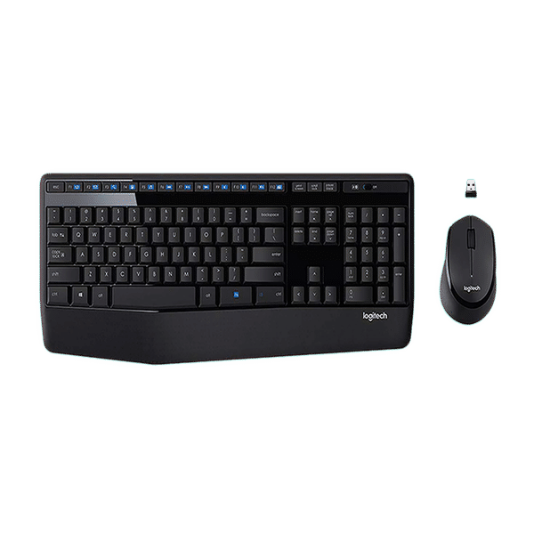 logitech MK345 Wireless Keyboard & Mouse Combo (1000 DPI, Spill Resistant, Black)_1