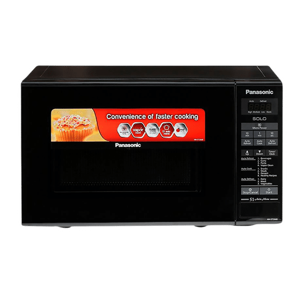 Panasonic 20L Solo Microwave Oven with 51 Autocook Menus (Black)_1