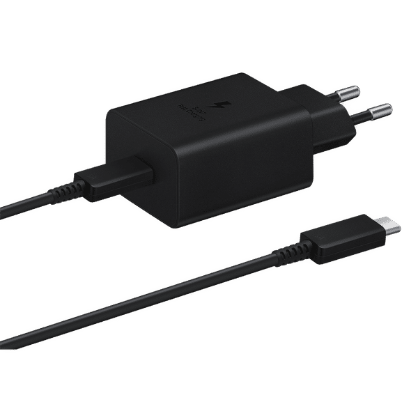 SAMSUNG 45W Type A Fast Charger (Type C to Type C Cable, Short Circuit Control, Black)_1