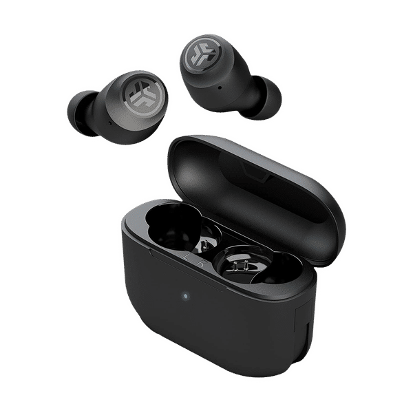 JLAB Go Air Pop IEUEBGAIRPOPRBLK12 TWS Earbuds (IPX4 Sweat & Water Resistant, 32 Hours Playback, Black)_1