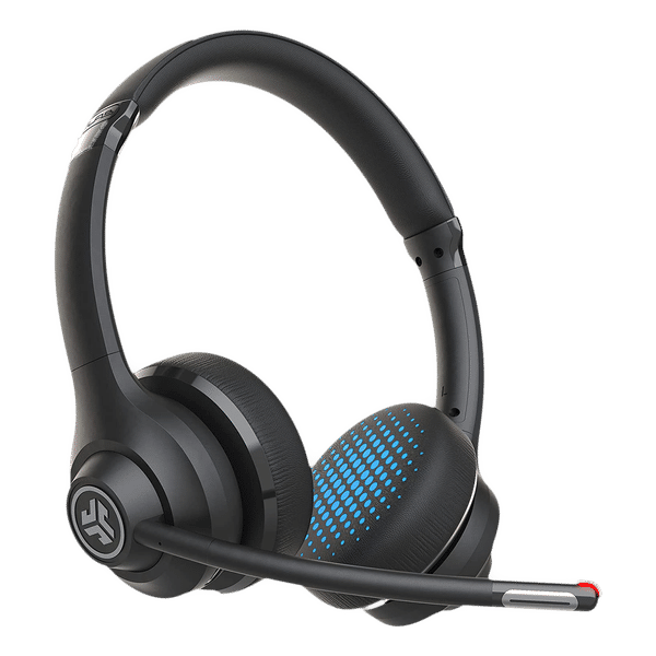 JLAB Go Work IEUHBGOWORKRBLK4 Bluetooth Headphone with Mic (40mm Dynamic Driver, On Ear, Black)_1