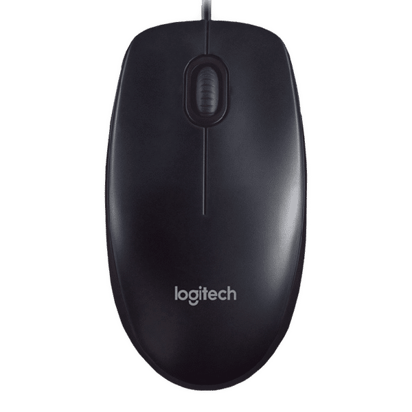 logitech M90 Wired Optical Mouse (1000 DPI, Precise Optical Tracking, Black)_1