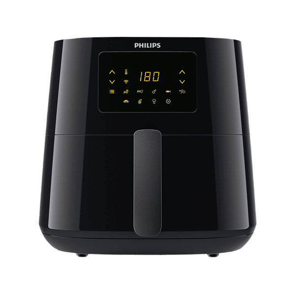 PHILIPS 6.2L 2000 Watt Digital Air Fryer with Rapid Air Technology (Black & Dark Silver)_1