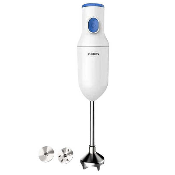 PHILIPS Daily Collection 250 Watt Hand Blender with 2 Attachments (Safety Carry Lock, Blue & White)_1