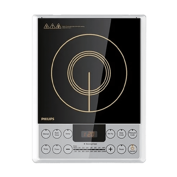 PHILIPS Viva Collection 2100W Induction Cooktop with 8 Power Settings_1