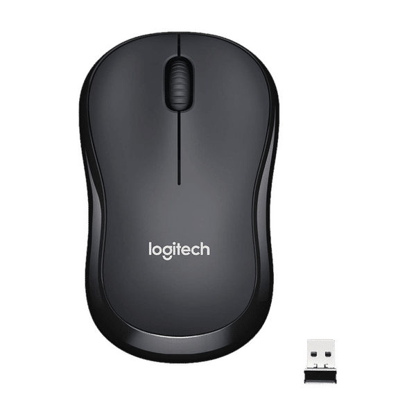 logitech M221 Wireless Optical Mouse with Silent Click Buttons (1000 DPI, Ambidextrous Design, Black)_1