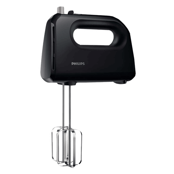 PHILIPS Daily Collection 300 Watt 5 Speed Hand Mixer with 4 Attachments (Non-Slip Grip, Black)_1