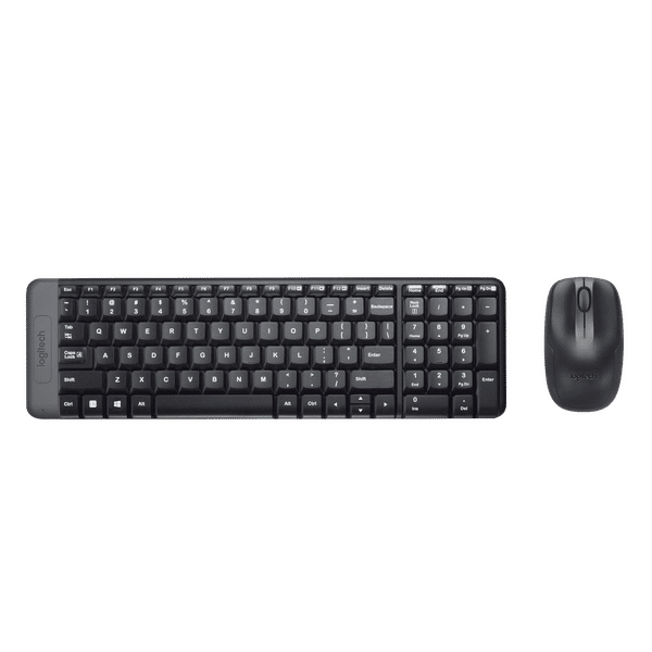 logitech MK220 Wireless Keyboard & Mouse Combo (Spill Resistant, Black)_1