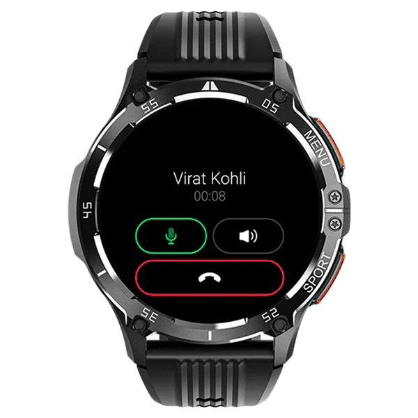 noise NoiseFit Force Plus Smartwatch with Bluetooth Calling (37.08mm AMOLED Display, IP67 Water Resistant, Jet Black Strap)_1