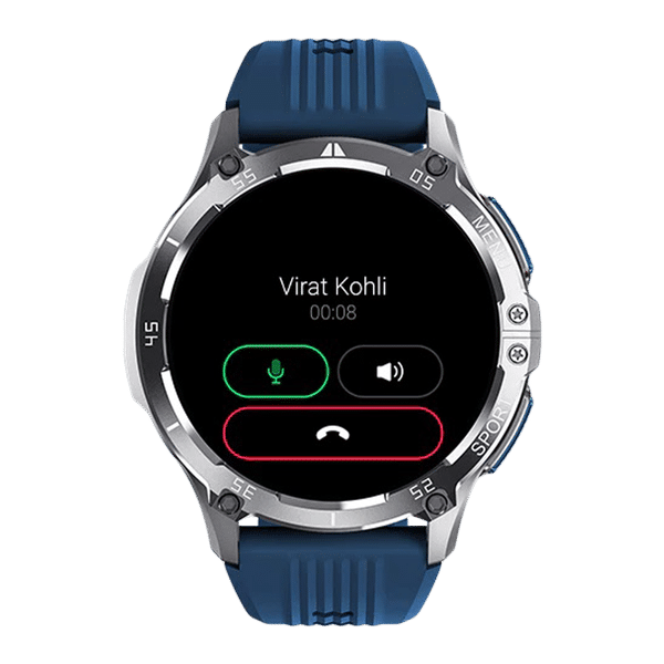 noise NoiseFit Force Plus Smartwatch with Bluetooth Calling (37.08mm AMOLED Display, IP67 Water Resistant, Teal Blue Strap)_1