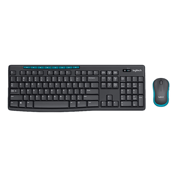 logitech MK275 Wireless Keyboard & Mouse Combo (Spill Resistant, Black)_1
