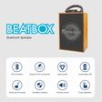 Candytech Beatbox 5W Portable Bluetooth Speaker (6 To 8 Hours of Playtime, Wooden Black)_2