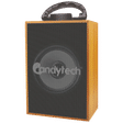 Candytech Beatbox 5W Portable Bluetooth Speaker (6 To 8 Hours of Playtime, Wooden Black)_1
