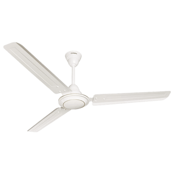 Crompton Hill Briz 3 Blade Ceiling Fan (5 Speed Settings, CFSBHLB48OPW1S, Opal White)_1