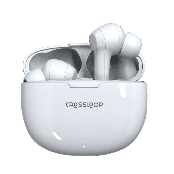 CROSSLOOP Lordz Gen 121 TWS Earbuds (IPX4 Water Resistant, Fast Charging, White)_1