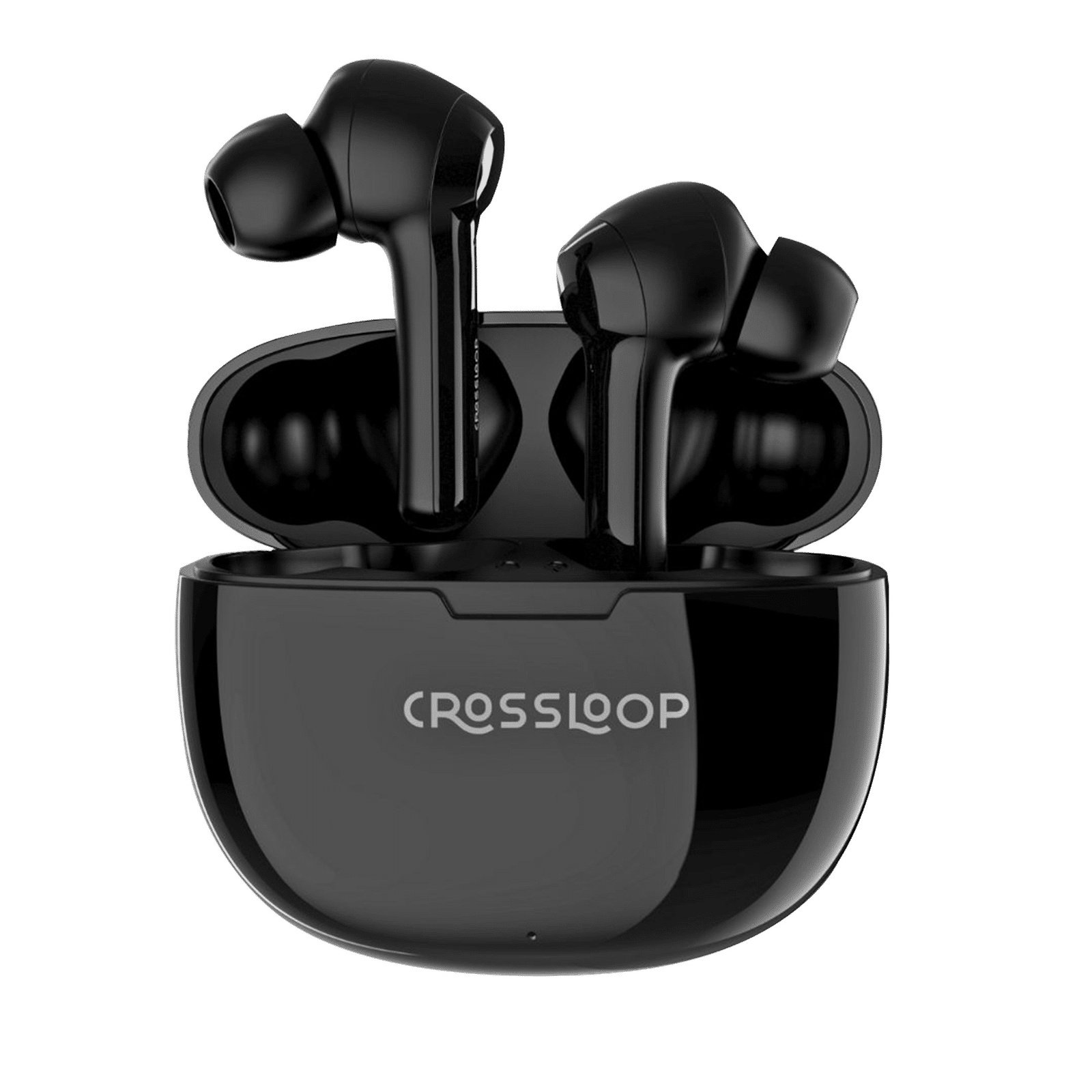 CROSSLOOP Lordz Gen 121 TWS Earbuds (IPX4 Water Resistant, Fast Charging, Black)