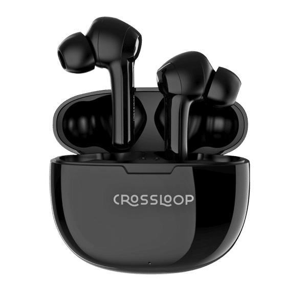 CROSSLOOP Lordz Gen 121 TWS Earbuds (IPX4 Water Resistant, Fast Charging, Black)_1