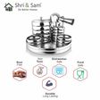 Shri & Sam Bar Set for Refrigerator (Dishwasher Safe, Silver)_3