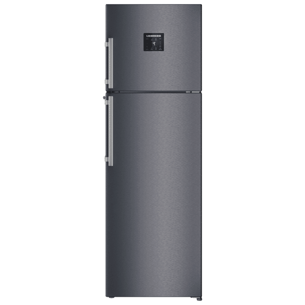LIEBHERR Cluster 3 350 Litres 2 Star Frost Free Double Door Refrigerator with NexGen Inverter Compressor (TDcsB 3565, Anthracite)_1