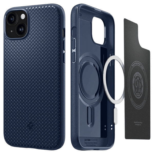 Buy Spigen Navy Blue TPU Liquid Air Back Cover Case For Iphone 12
