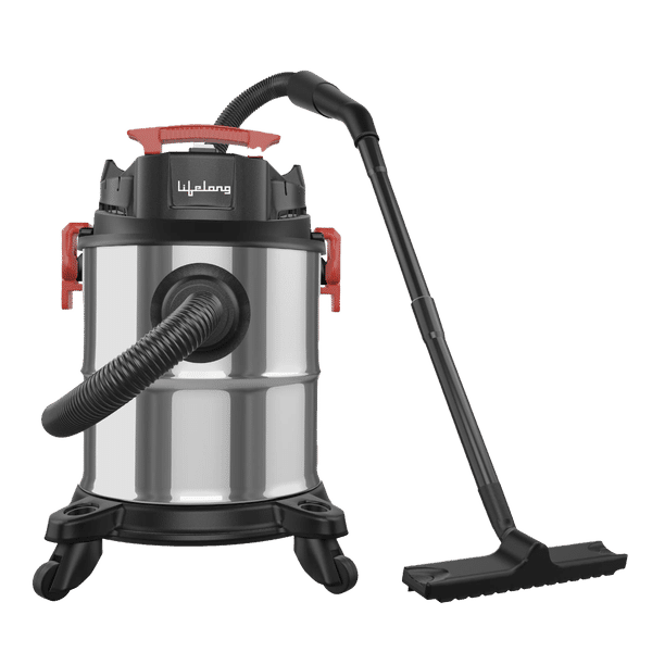 Lifelong Aspire ZX 1200W Wet & Dry Vacuum Cleaner with Blower Function (360 Degree Rotational Wheels, Red & Black)_1
