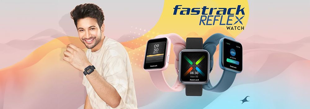 Buy Fastrack Reflex Nitro Smartwatch with Bluetooth Calling (45.6mm UltraVU  Display, IP68 Water Resistant, Pink Strap) Online – Croma