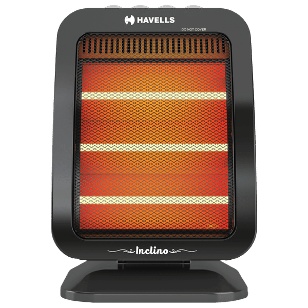 HAVELLS Inclino 1200 Watts Heating Tubes Halogen Room Heater (Oscillation Function, GHRGHAIK120, Black)_1