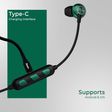 Foxin FoxBeat 210 Neckband with Environmental Noise Cancellation (IPX4 Waterproof, ASAP Charge Technology, Jade Green)_2