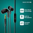 Foxin BASS PRO B6 Wired Earphone with Mic (In Ear, Black)_3