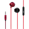 Foxin Bass Pro Plus M6 Wired Earphone with Mic (In Ear, Black and Red)_1