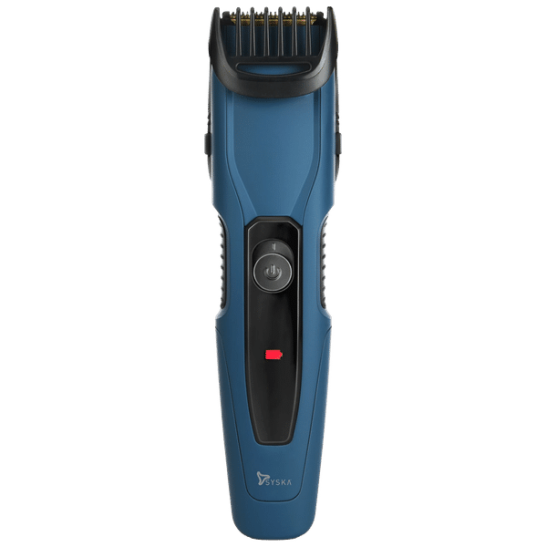 SYSKA BeardPro Rechargeable Corded & Cordless Dry Trimmer for Beard & Moustache with 20 Length Settings for Men (90min Runtime, Fast Charging, Blue)_1